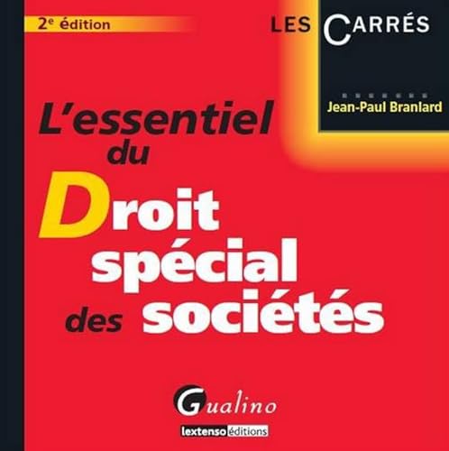 Stock image for l'essentiel du droit sp cial des soci t s - 2 me  dition for sale by WorldofBooks