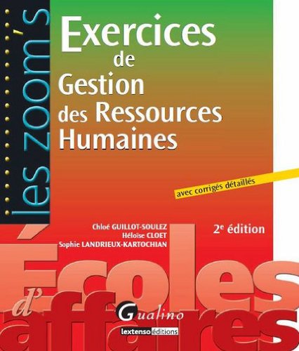 Stock image for Zoom's Exercices de gestion des ressources humaines for sale by medimops