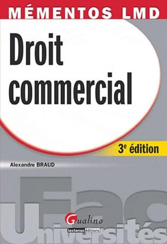 Stock image for Droit commercial for sale by Ammareal