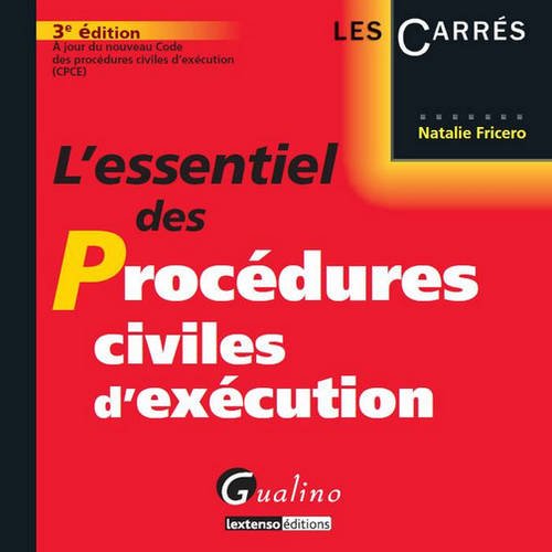 Stock image for L'essentiel des procdures civiles d'xcution for sale by Ammareal