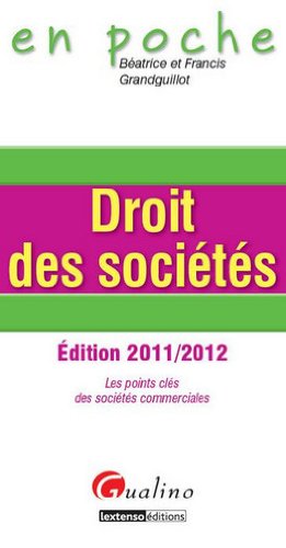 9782297019354: Droit des socits (French Edition)