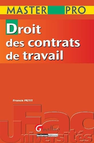 Stock image for Droit des contrats de travail for sale by medimops