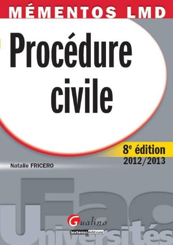 Stock image for Procdure civile 2012-2013 for sale by medimops