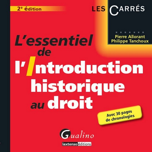9782297024891: Essentiel de l'Introduction Historique au Droit, Deuxiƒme Edition (l')