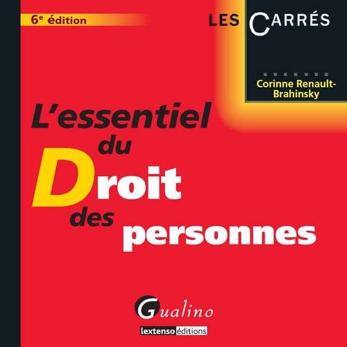 9782297025249: L'essentiel du Droit des personnes