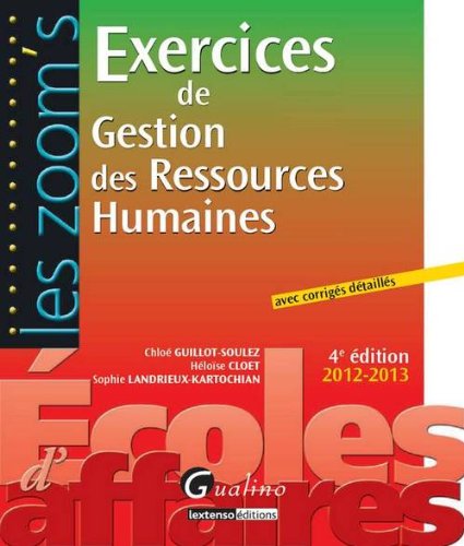 Stock image for Exercices de Gestion des Ressources Humaines avec corrigs dtaills for sale by medimops