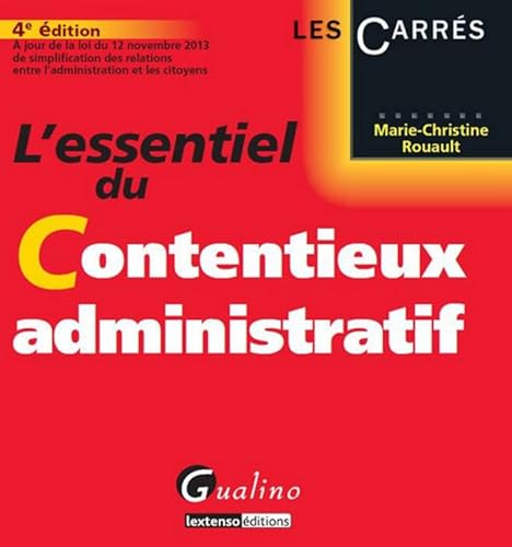 Imagen de archivo de L'Essentiel du contentieux administratif, 4me dition [Broch] Rouault, Marie-christine a la venta por BIBLIO-NET