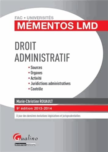 Stock image for Droit administratif for sale by Ammareal