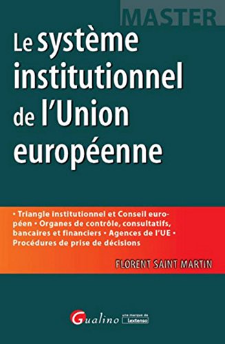 Beispielbild fr Systme institutionnel de l'Union europenne zum Verkauf von Ammareal