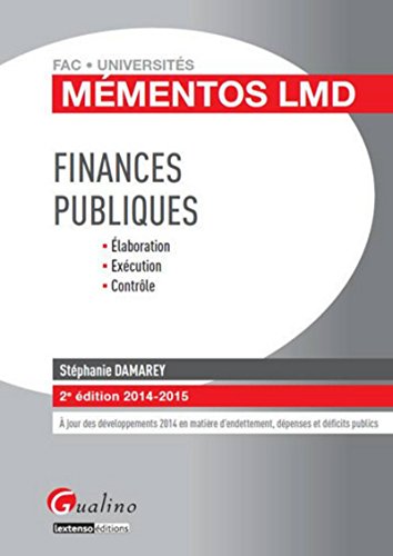 Beispielbild fr Finances Publiques 2014-2015 zum Verkauf von Ammareal