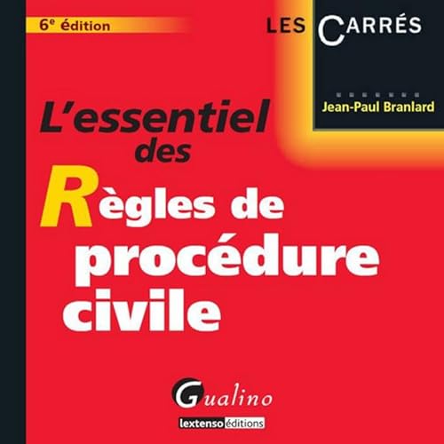 Stock image for L'Essentiel des rgles de procdure civile for sale by Ammareal