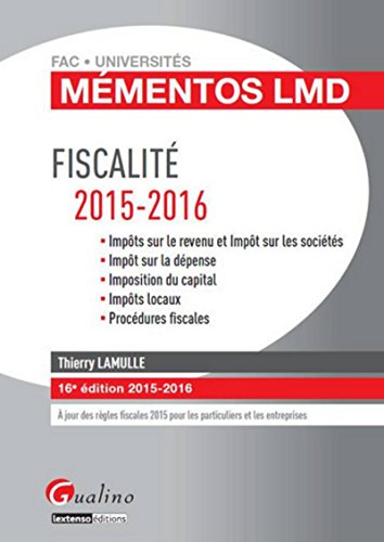 9782297047043: Mmentos LMD - Fiscalit 2015-2016, 16me Ed.