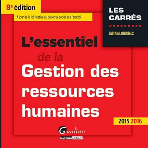 9782297047968: L'essentiel de la gestion des ressources humaines 2015-2016