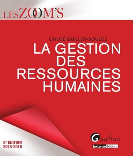 Beispielbild fr La gestion des ressources humaines 2015-2016 zum Verkauf von medimops