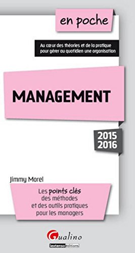 Stock image for En poche Management 2015-2016, 3me Ed. for sale by Ammareal