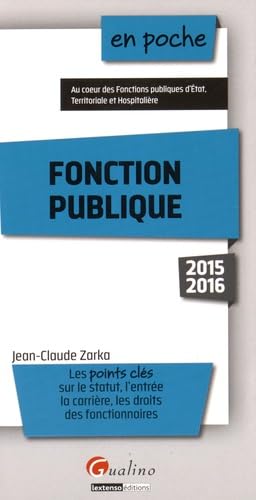 9782297053075: FONCTION PUBLIQUE 2015-2016