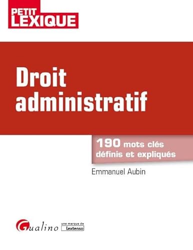 Imagen de archivo de Droit administratif a la venta por Revaluation Books