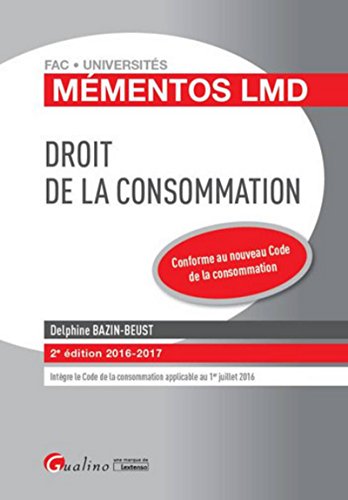 Beispielbild fr Mmentos LMD - Droit de la consommation, 2me Ed. zum Verkauf von Ammareal