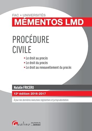 Stock image for Procdure civile for sale by medimops