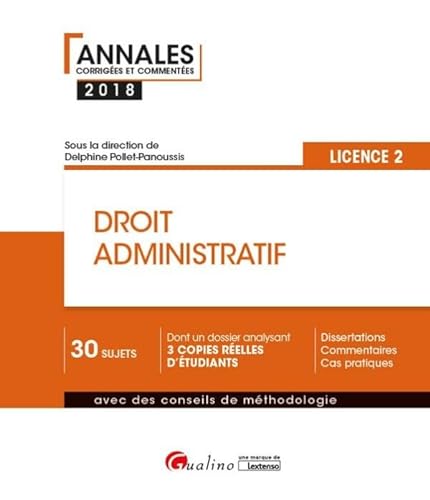 Beispielbild fr Droit administratif Licence 2 zum Verkauf von Ammareal