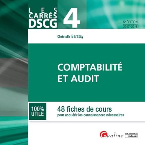 Beispielbild fr Carrs DSCG 4 - Comptabilit et audit zum Verkauf von Ammareal