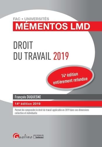 Imagen de archivo de Droit du travail a la venta por medimops