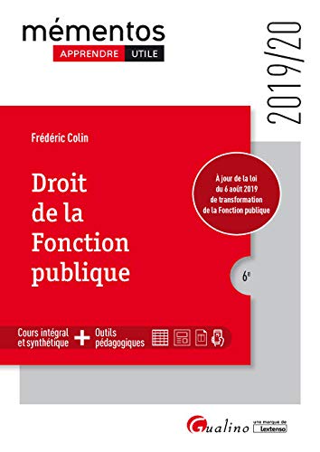 Stock image for Droit de la fonction publique for sale by Ammareal