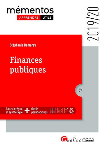 Stock image for Finances publiques: laboration - Excution - Contrle (2019-2020) (7e d.) for sale by Ammareal