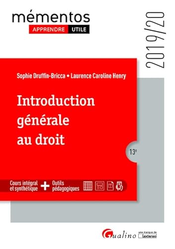 Stock image for Introduction gnrale au droit: Une synthse accessible sur le droit objectif et les droits subjectifs pour l'tudiant qui dbute ses tudes for sale by Ammareal