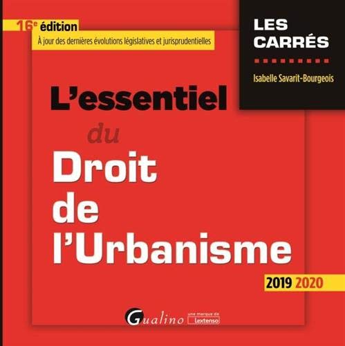 Stock image for L'essentiel du Droit de l'urbanisme (2019-2020) for sale by Ammareal