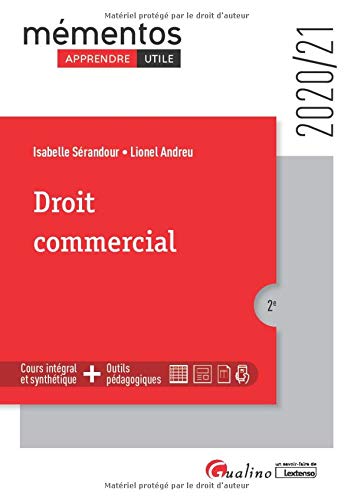 Beispielbild fr Droit commercial (2020-2021) zum Verkauf von WorldofBooks