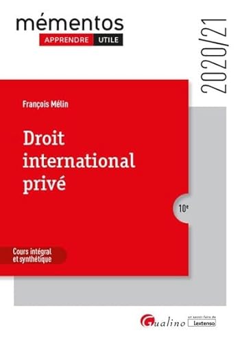 Stock image for Droit international priv for sale by Ammareal