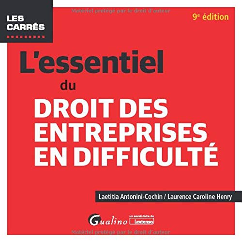 Stock image for L'essentiel du droit des entreprises en difficult (2020) for sale by Ammareal
