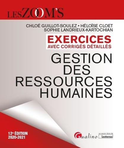 Beispielbild fr Exercices avec corrigs dtaills - Gestion des ressources humaines: 54 exercices avec des corrigs dtaills (2020-2021) zum Verkauf von Ammareal