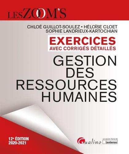 Stock image for Exercices avec corrigs dtaills - Gestion des ressources humaines: 54 exercices avec des corrigs dtaills (2020-2021) for sale by Ammareal