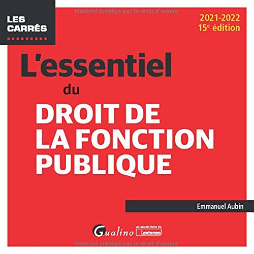 Stock image for L'essentiel du droit de la fonction publique for sale by Ammareal