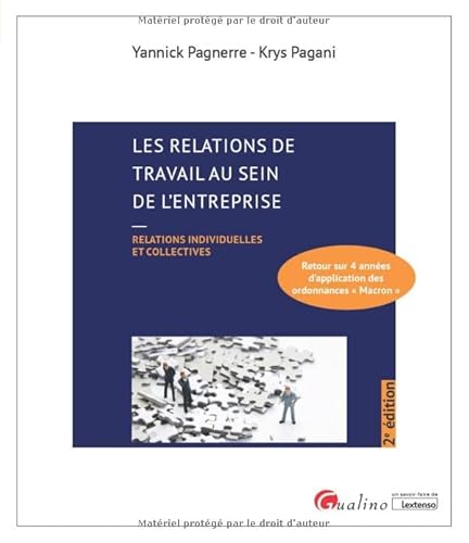 Stock image for Les relations de travail au sein de l'entreprise: Relations individuelles et collectives - Retour sur 4 annes d'application des ordonnances "Macron" for sale by Librairie Th  la page