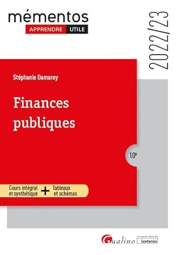 Beispielbild fr Finances publiques: laboration - Excution - Contrle (2022-2023) zum Verkauf von medimops