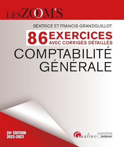 Stock image for Exercices avec corrigs dtaills - Comptabilit gnrale: 86 exercices avec des corrigs dtaills for sale by Ammareal