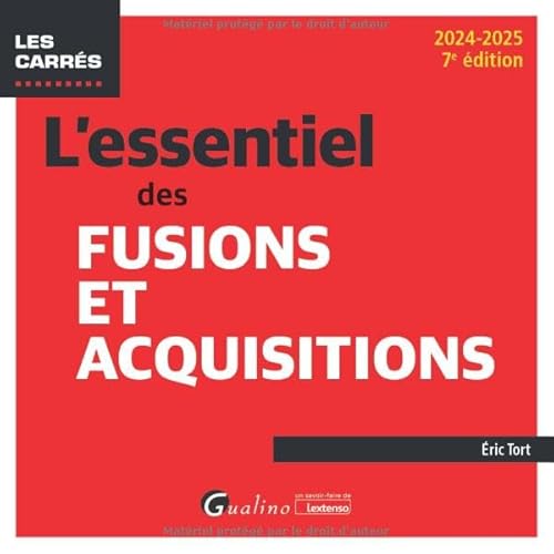 Beispielbild fr L'essentiel des Fusions et Acquisitions (2024-2025) zum Verkauf von Gallix