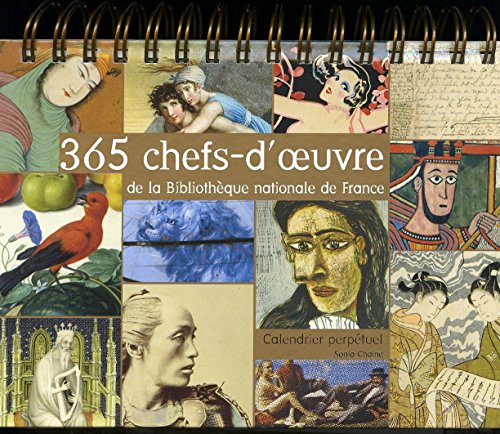 Stock image for 365 chefs-d'?uvre de la bibliothque nationale de France - Calendrier perptuel for sale by medimops