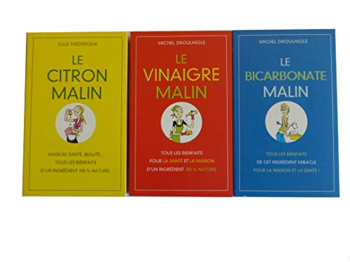 Beispielbild fr Citron, Vinaigre, Bicarbonate MALINS COFFRET 3 LIVRES Michel Droulhiole - Julie Frdrique zum Verkauf von Ammareal