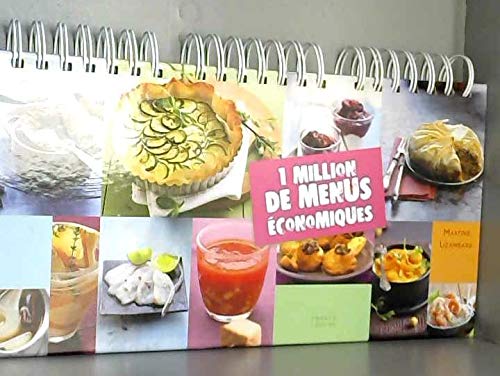 Beispielbild fr 1 Millions de Menus conomiques zum Verkauf von Ammareal