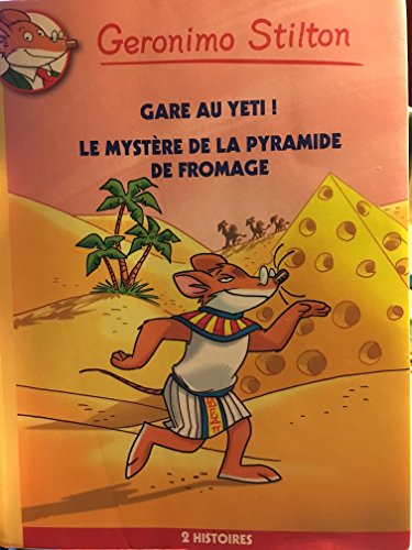 Beispielbild fr GARE AU YETI - LE MYSTERE DE LA PYRAMIDE DE FROMAGE : 2 HISTOIRES zum Verkauf von Ammareal