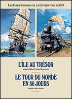 Imagen de archivo de L'ILE AU TRESOR ; LE TOUR DU MONDE EN 80 JOURS a la venta por Librairie rpgraphic