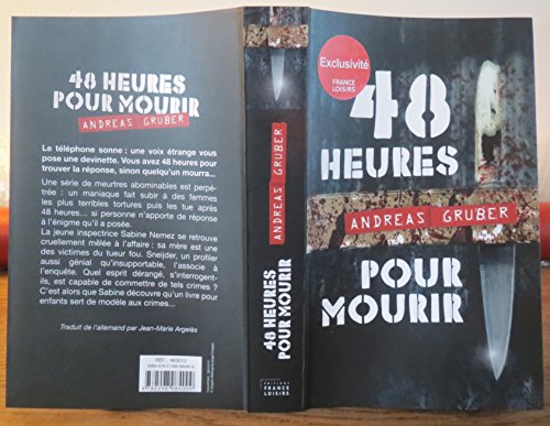 Beispielbild fr 48 heures pour mourir zum Verkauf von medimops