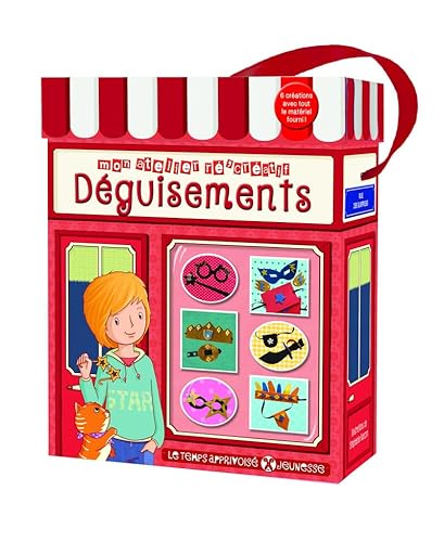 9782299003214: Dguisements avec Charlie et Mimi: Avec 6 plaques de mousse imprimes, 1 planche de tattoos, 1 lien lastique, 1 sabre et 1 baguette en carton, 1 ruban noir