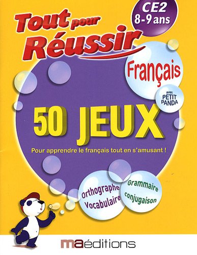 Beispielbild fr Français avec petit panda: 50 jeux CE2 8-9 ans zum Verkauf von WorldofBooks