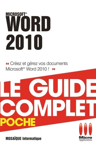 9782300029257: GUIDE COMPLET POCHE WORD 2010