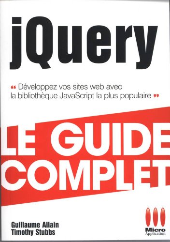 9782300036194: Guide Complet Jquery